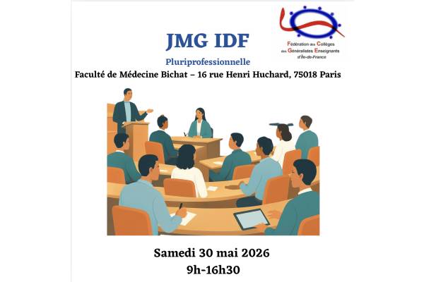 Journée de médecine générale d'ïle de France - 30 mai 2026